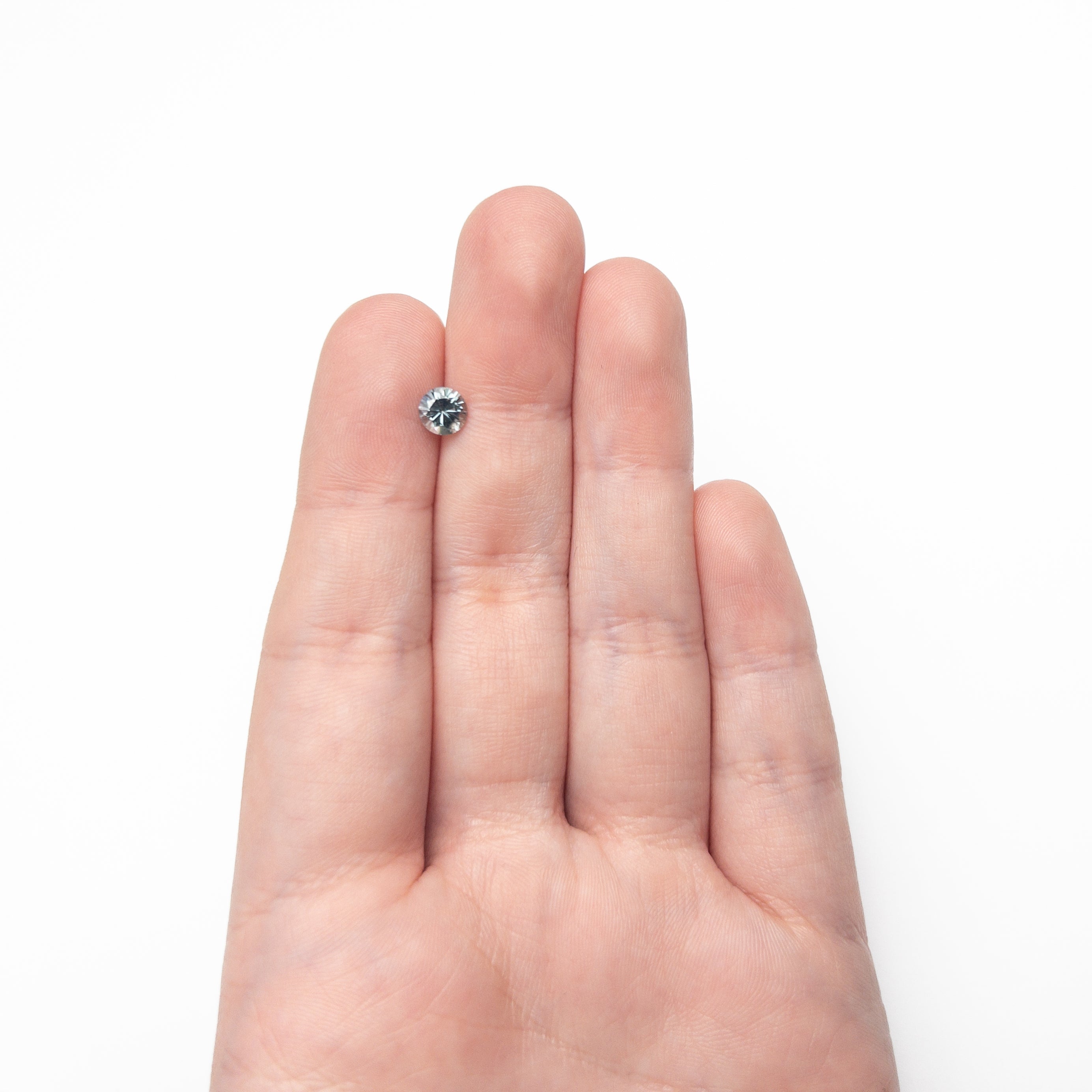 Teal Brilliant Sapphire - 0.81ct Round