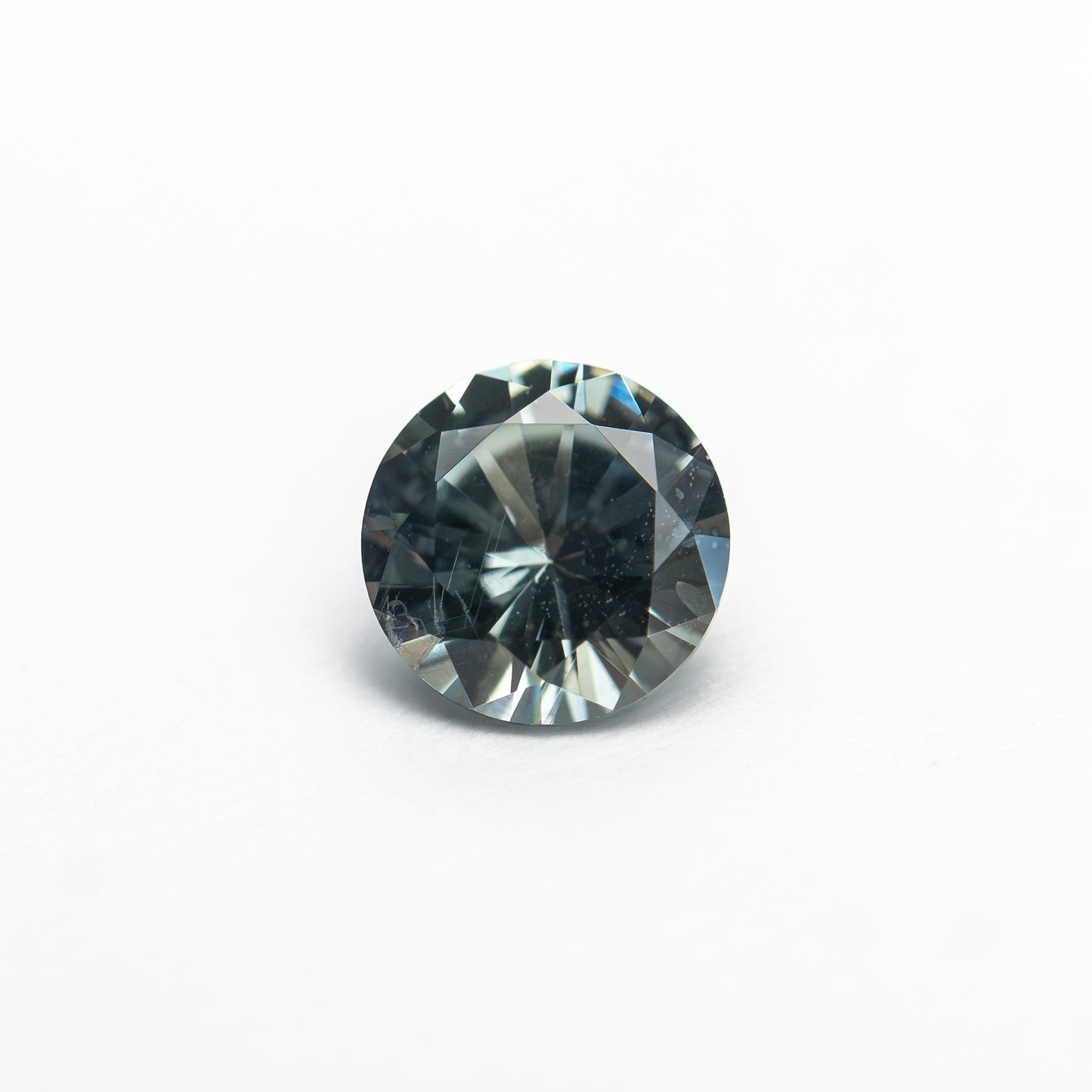 Teal Brilliant Sapphire - 0.77ct Round
