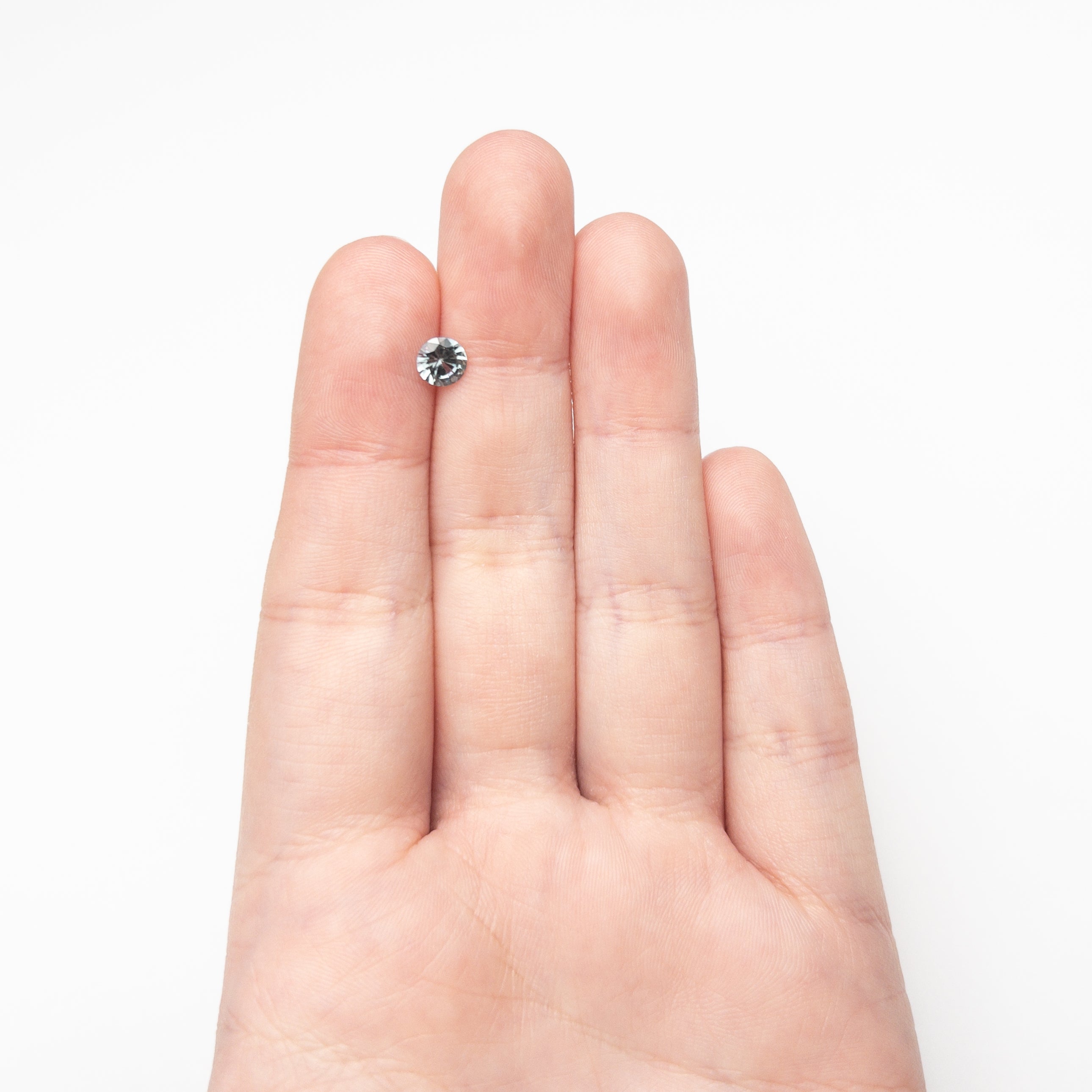 Teal Brilliant Sapphire - 0.77ct Round