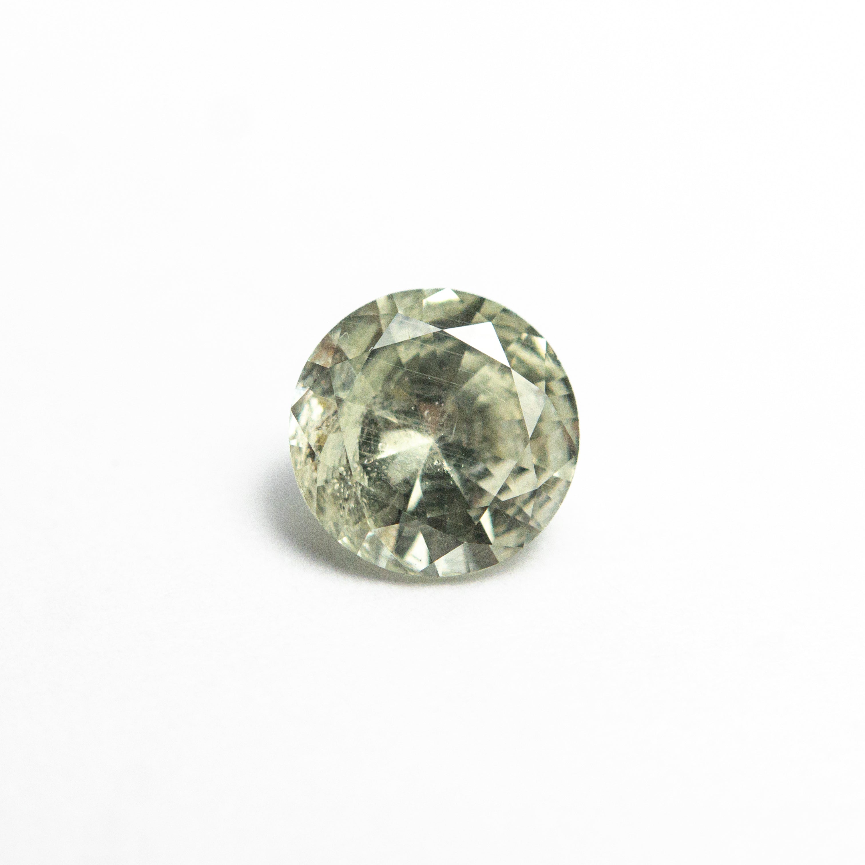 Green Brilliant Sapphire - 0.73ct Round