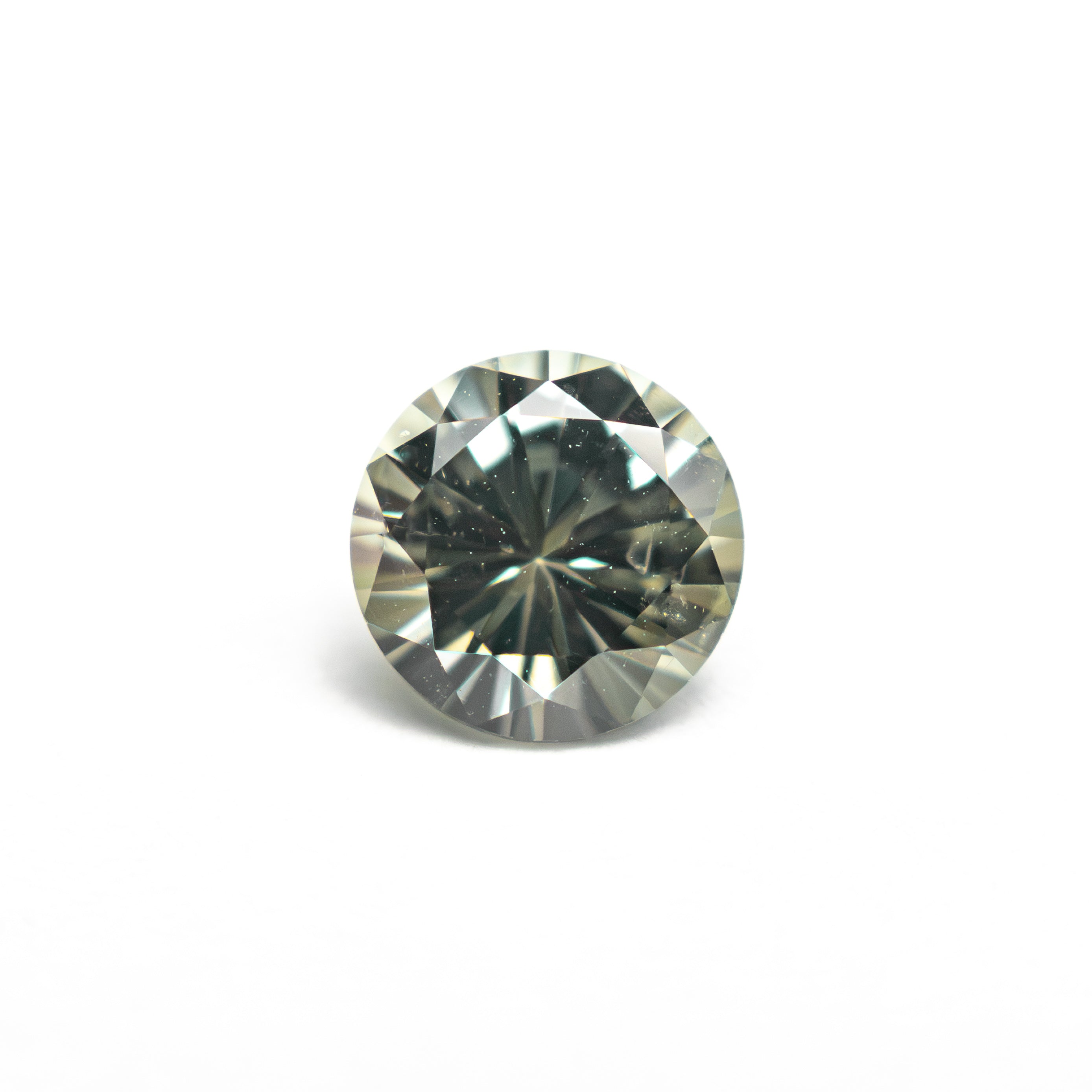 Green Brilliant Sapphire - 0.77ct Round