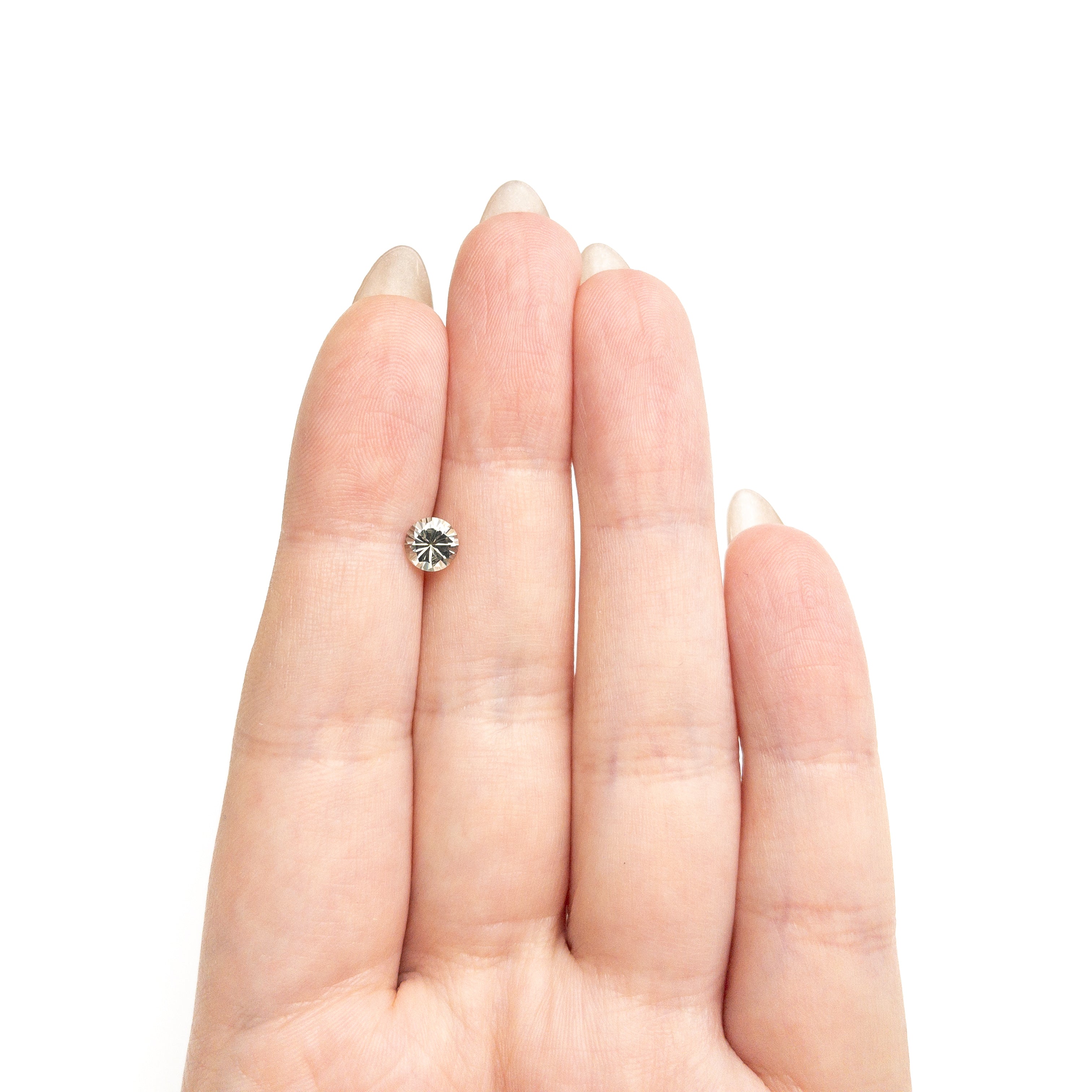 Green Brilliant Sapphire - 0.77ct Round