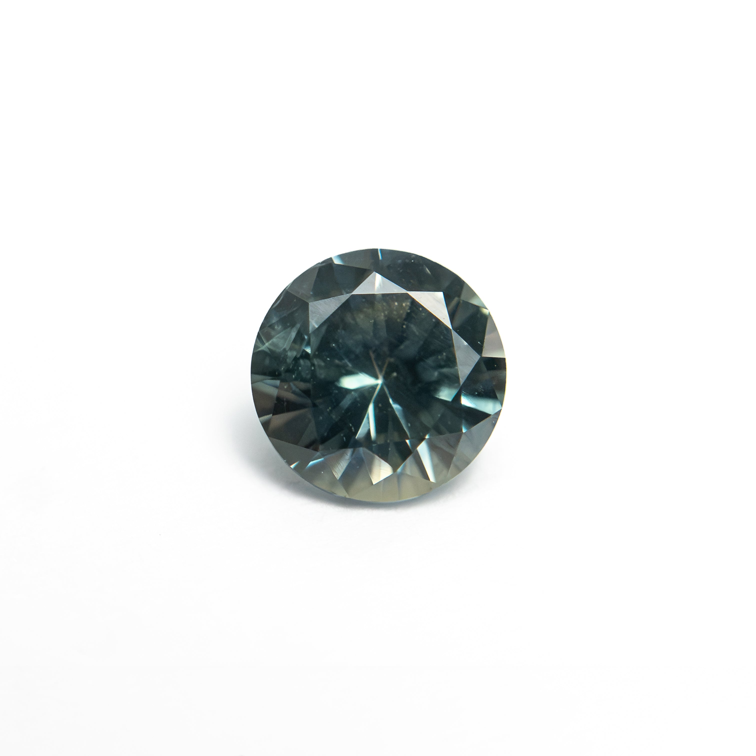 Teal/Green Brilliant Sapphire - 0.81ct Round