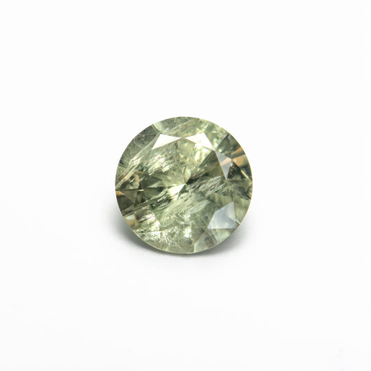 Green Brilliant Sapphire - 0.93ct Round