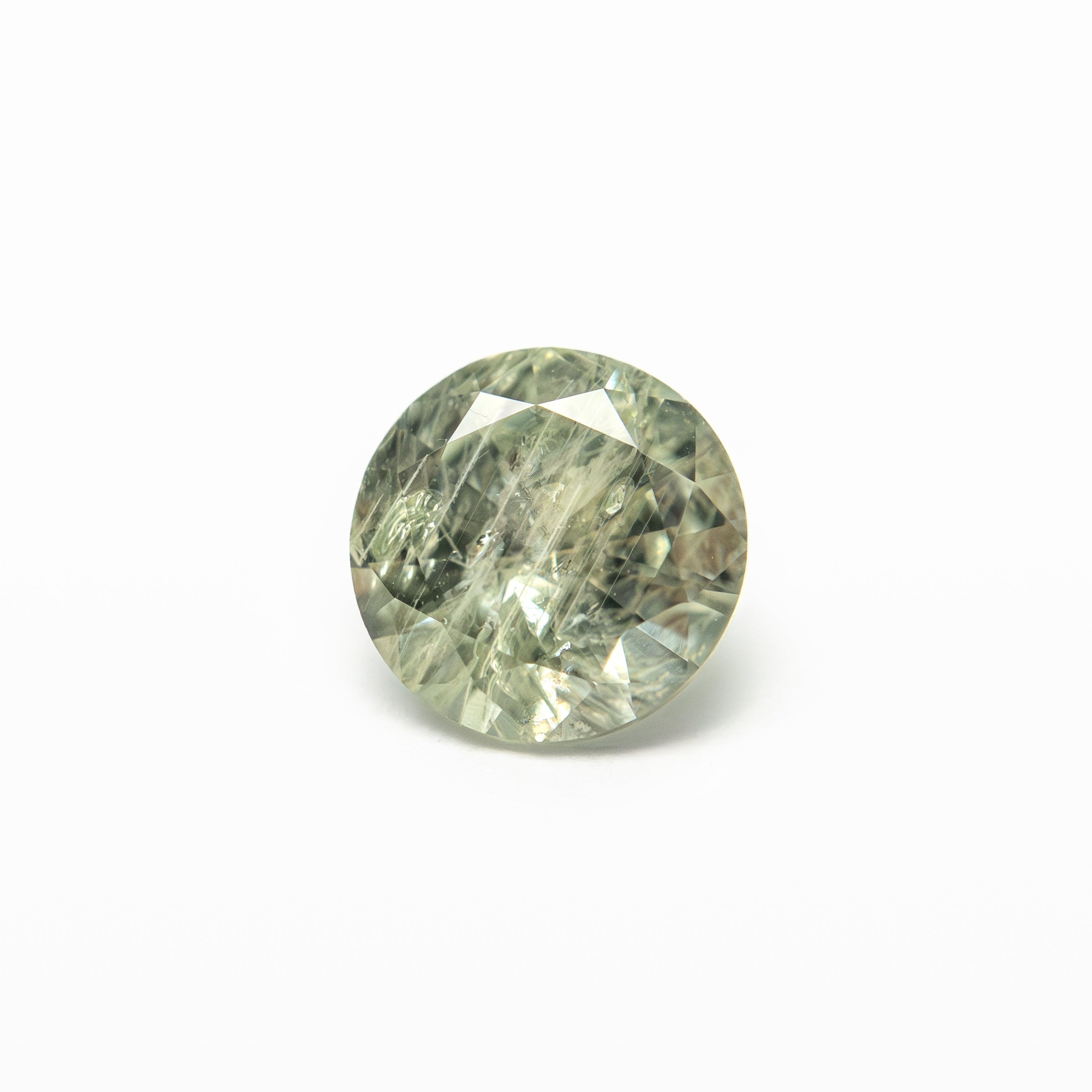 Green Brilliant Sapphire - 0.97ct Round