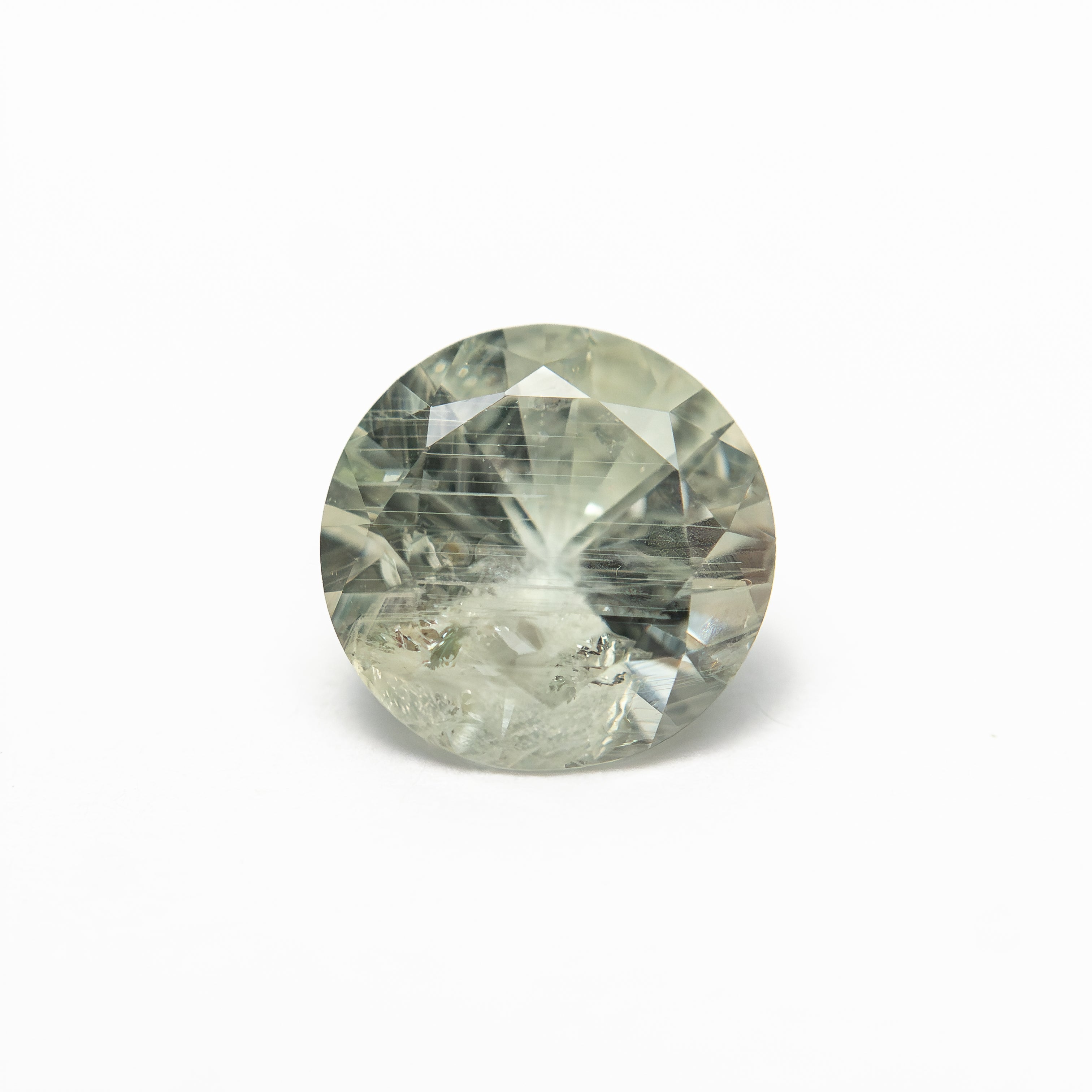 Green Brilliant Sapphire - 1.37ct Round