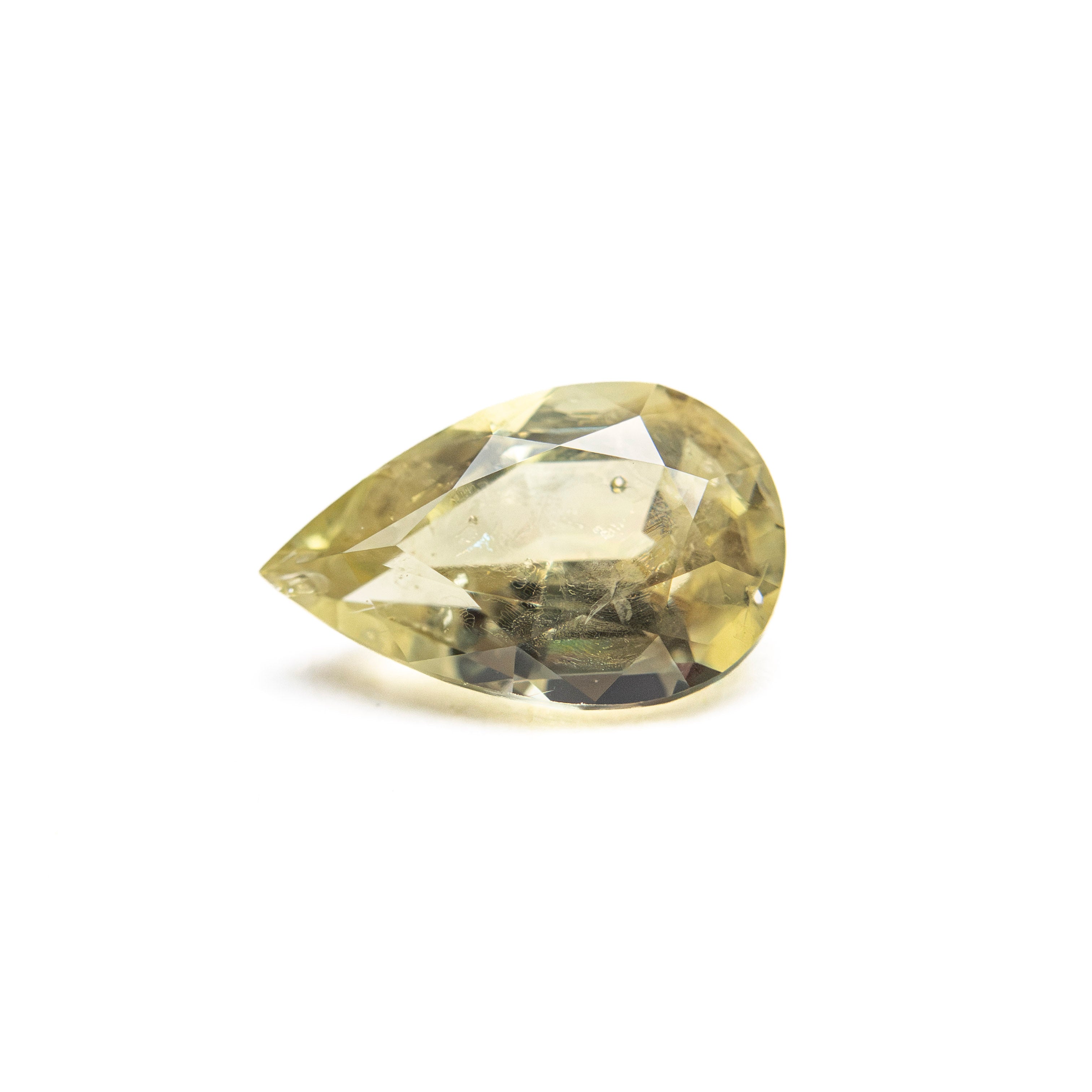 Green Brilliant Sapphire - 1.04ct Pear