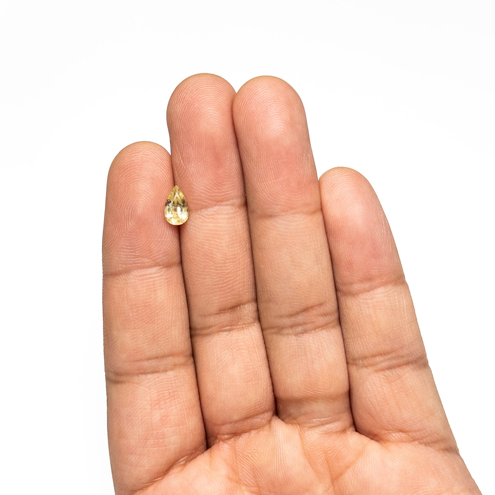 Green Brilliant Sapphire - 1.04ct Pear
