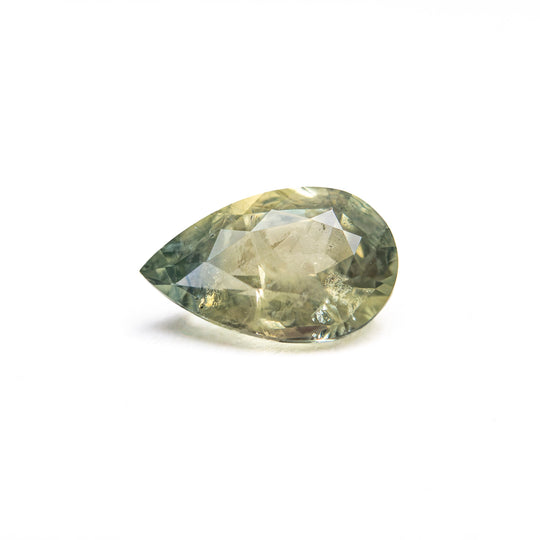 Green Brilliant Sapphire - 0.98ct Pear