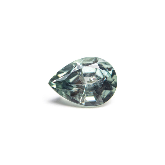 Green/Teal Brilliant Sapphire - 0.91ct Pear
