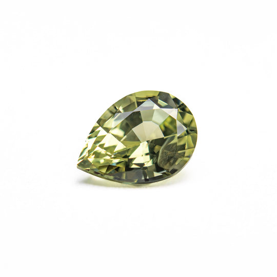 Green Brilliant Sapphire - 1.14ct Pear