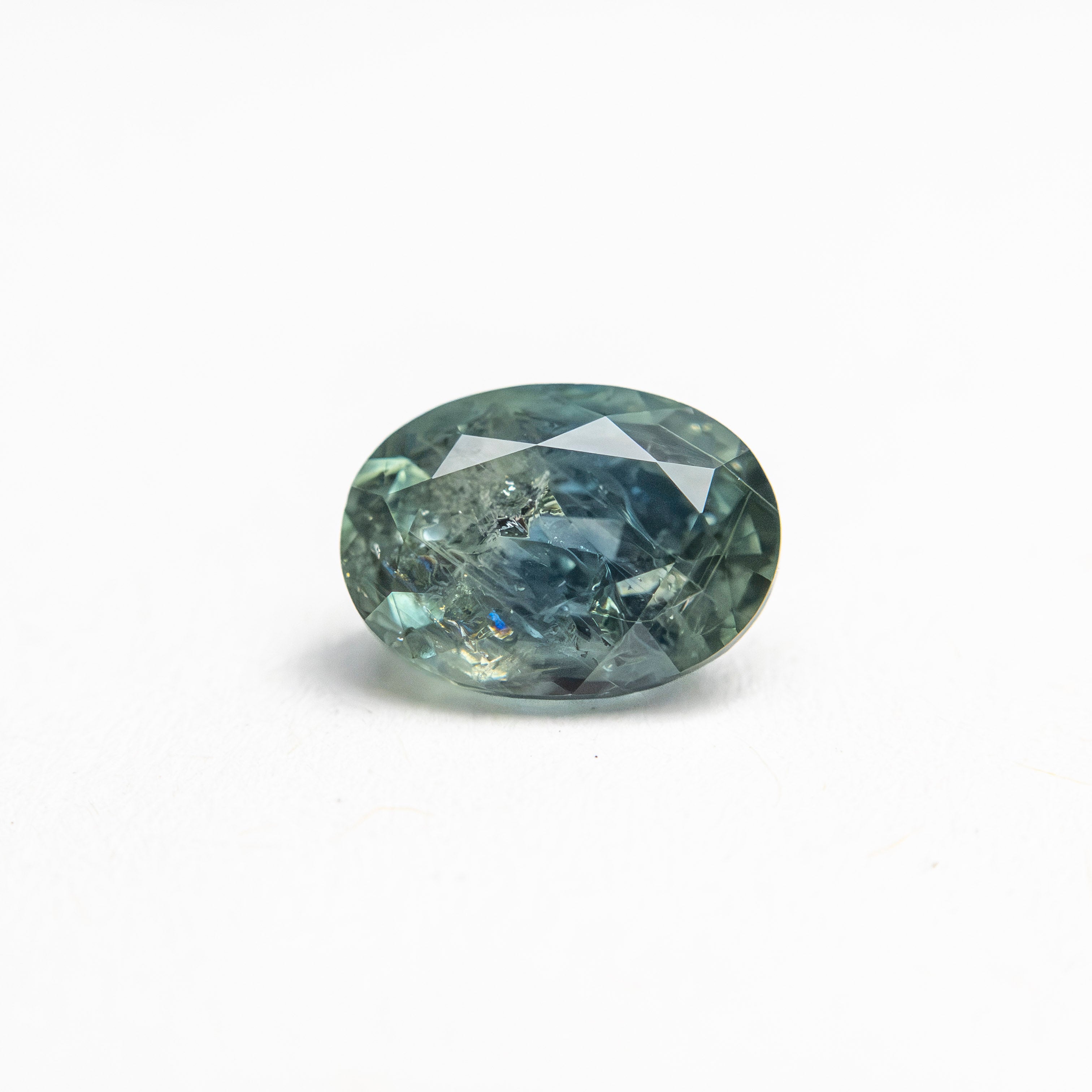 Teal Brilliant Sapphire - 1.05ct Oval