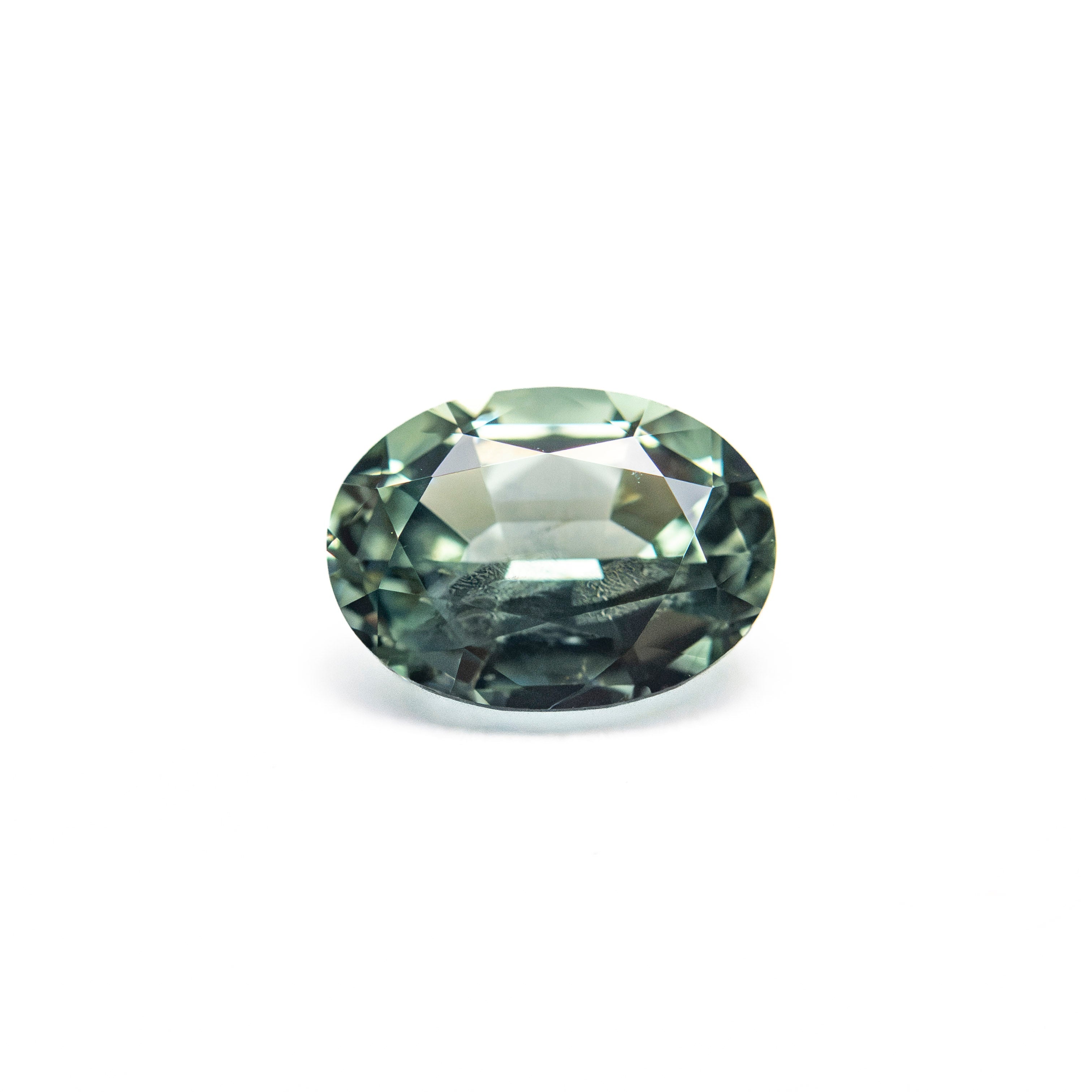 Teal Brilliant Sapphire - 1.03ct Oval