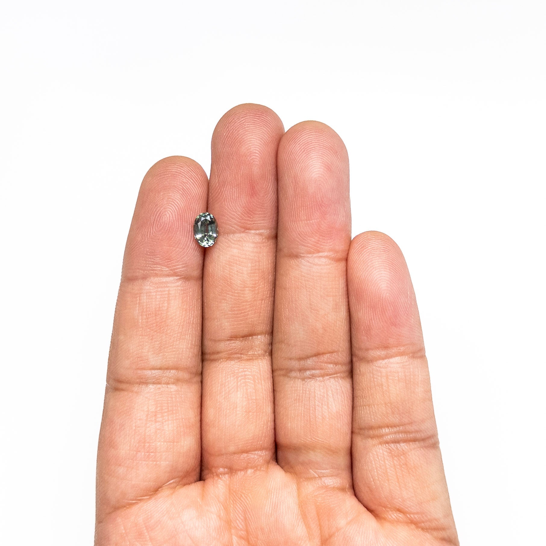 Teal Brilliant Sapphire - 1.03ct Oval