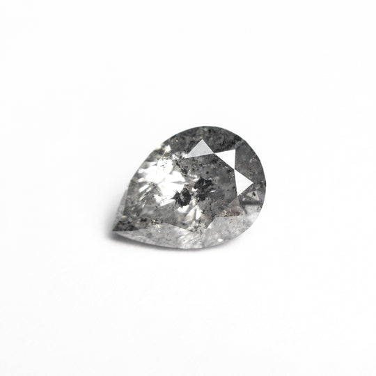 Salt and Pepper Brilliant Diamond - 1.39ct Pear