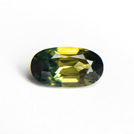 Parti Teal-Yellow Brilliant Sapphire - 1.95ct Oval