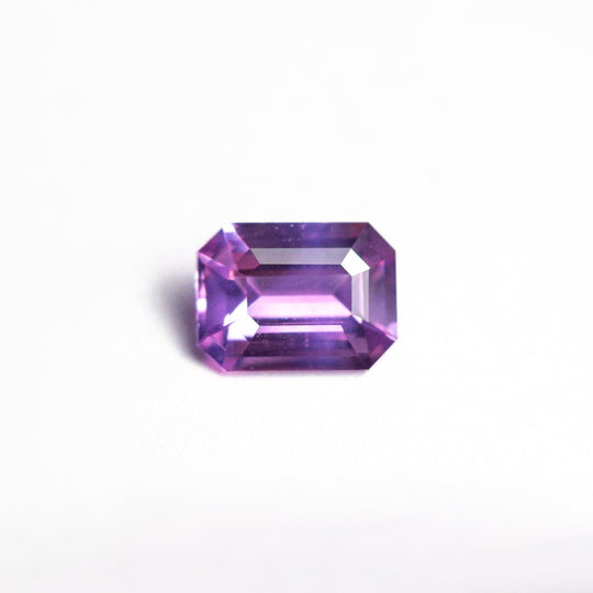Purple/Pink Step Cut Sapphire - 1.05ct Cut Corner Rectangle