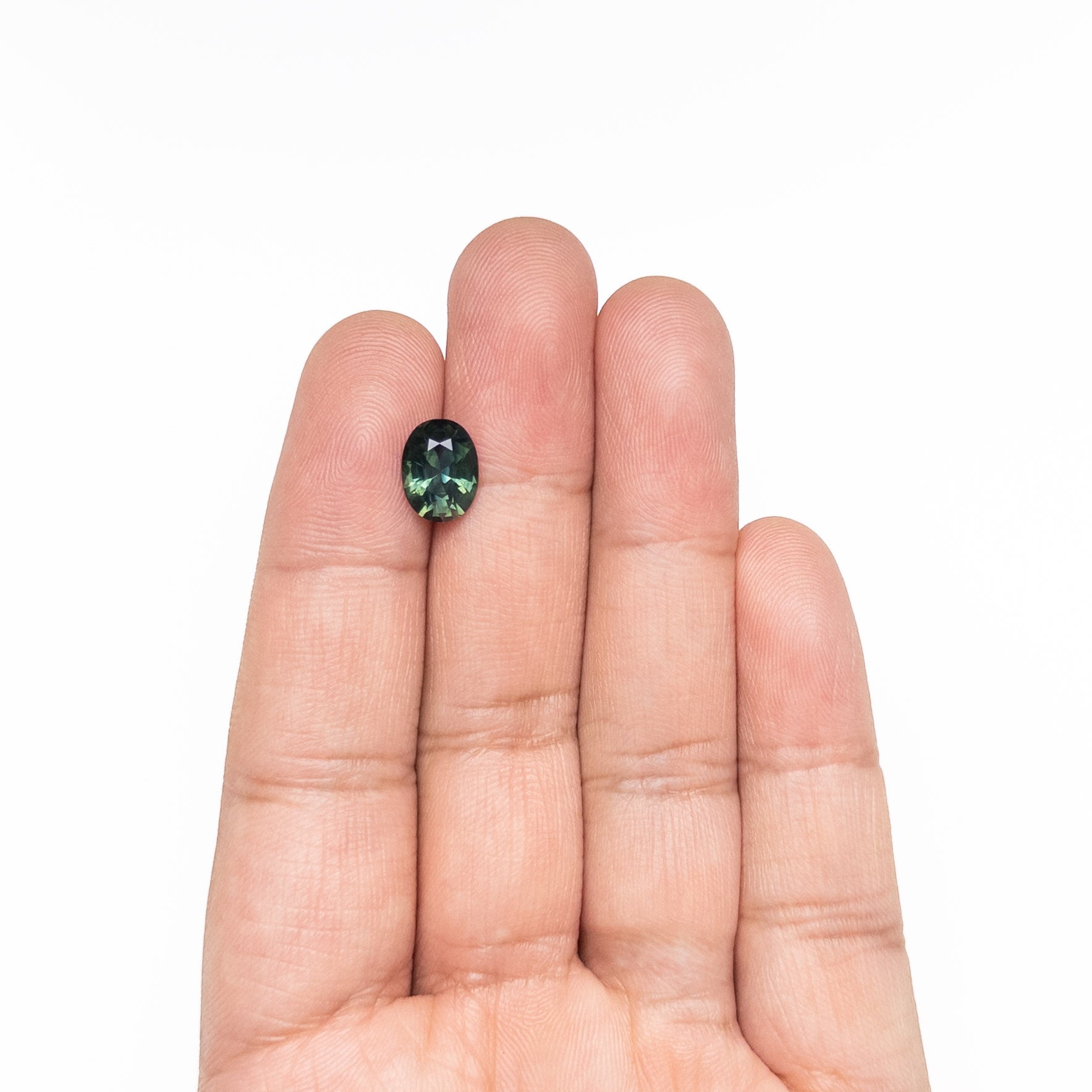 Parti Teal-Green Brilliant Sapphire - 2.70ct Oval