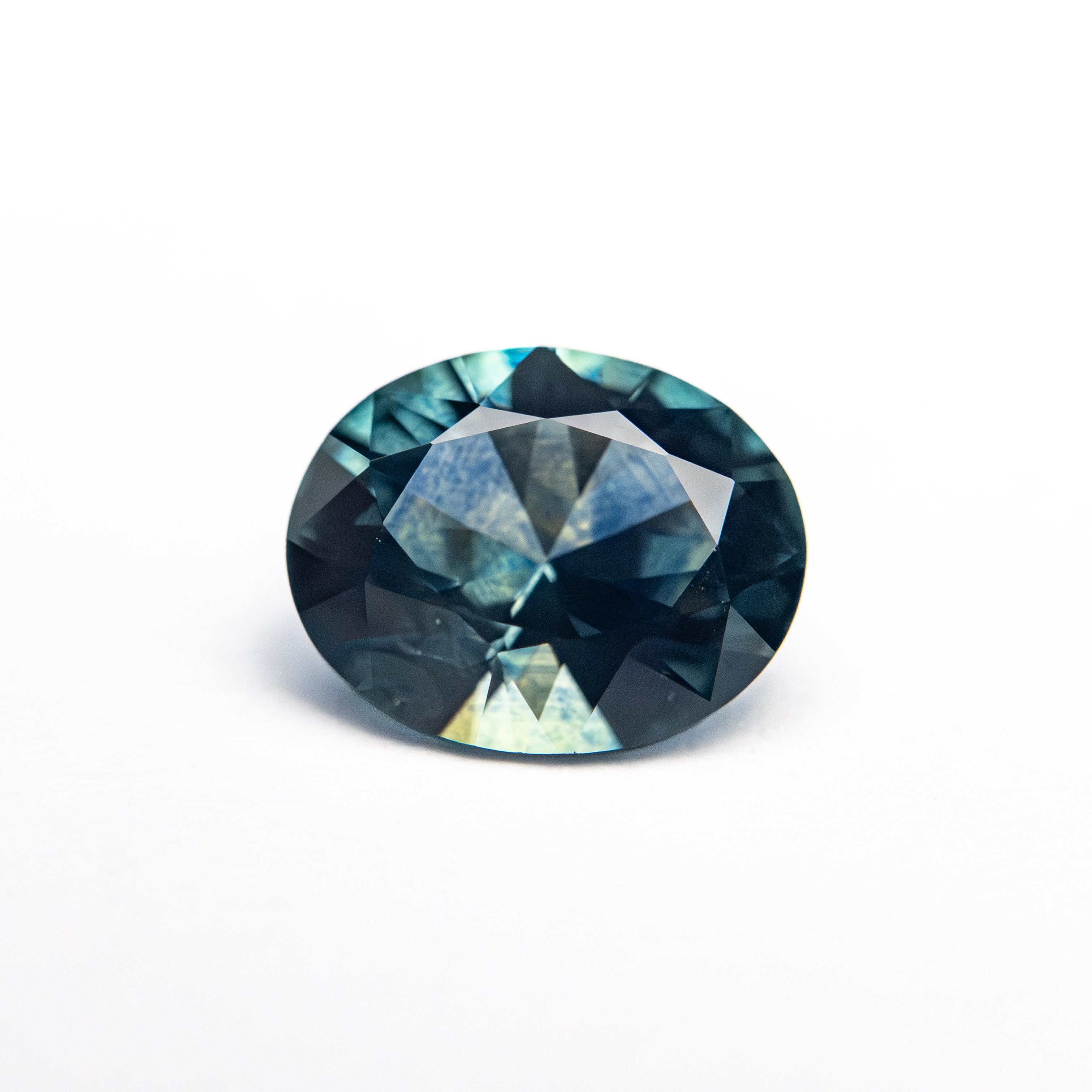 Blue/Teal Brilliant Sapphire - 1.58ct Oval