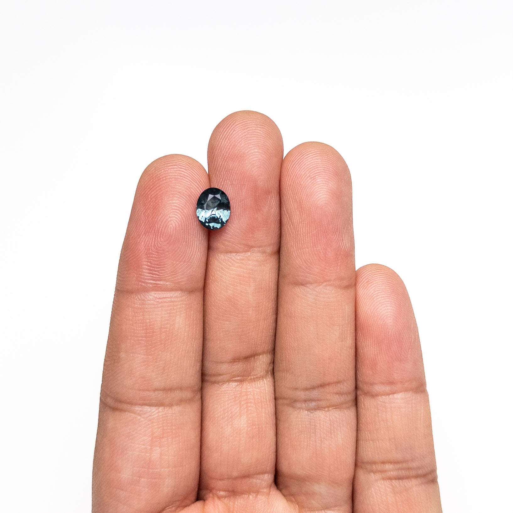 Blue/Teal Brilliant Sapphire - 1.58ct Oval