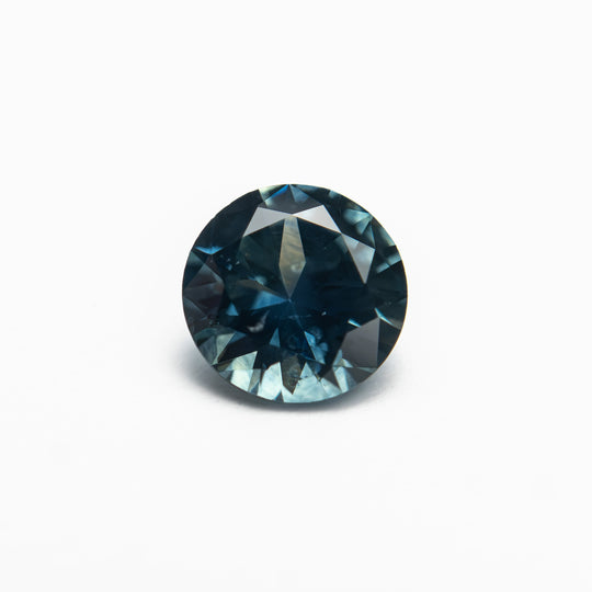 Teal Brilliant Sapphire - 1.09ct Round