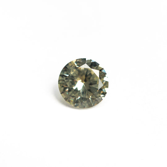 Yellow/Green Brilliant Sapphire - 0.79ct Round