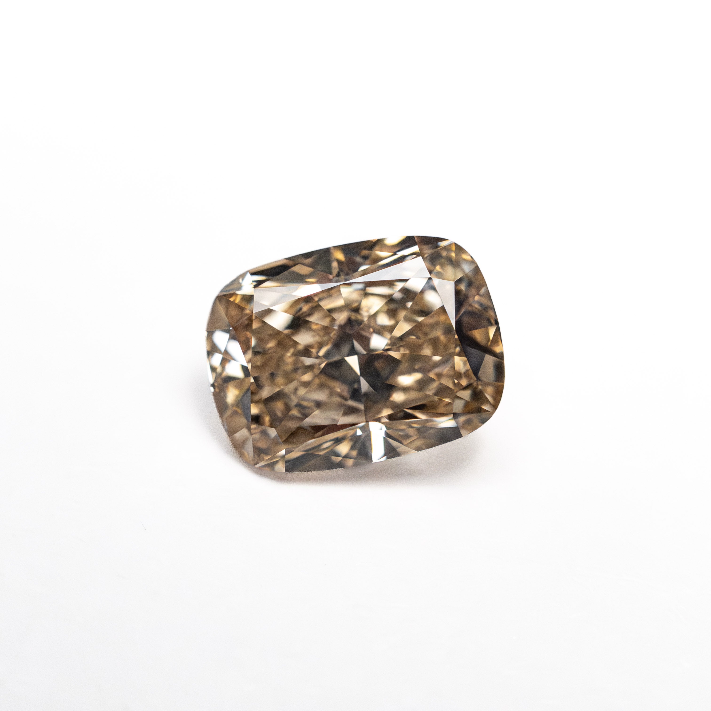 Champagne Brilliant Diamond - 1.01ct Cushion