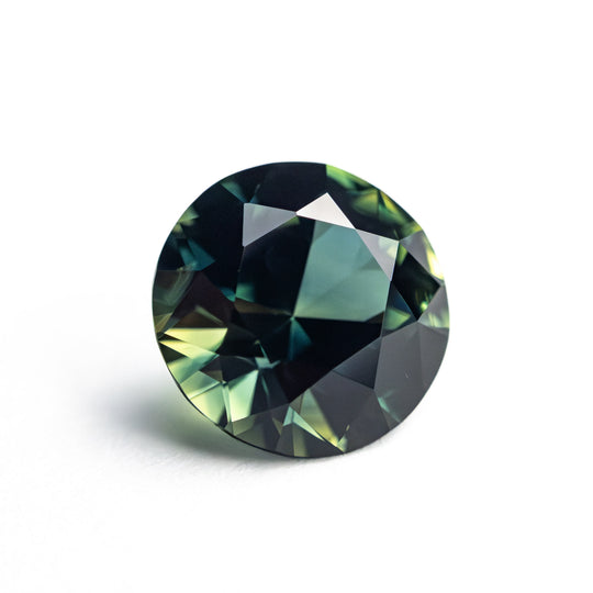 Green Brilliant Sapphire - 2.81ct Round