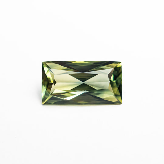 Green Brilliant Sapphire - 1.24ct Rectangle
