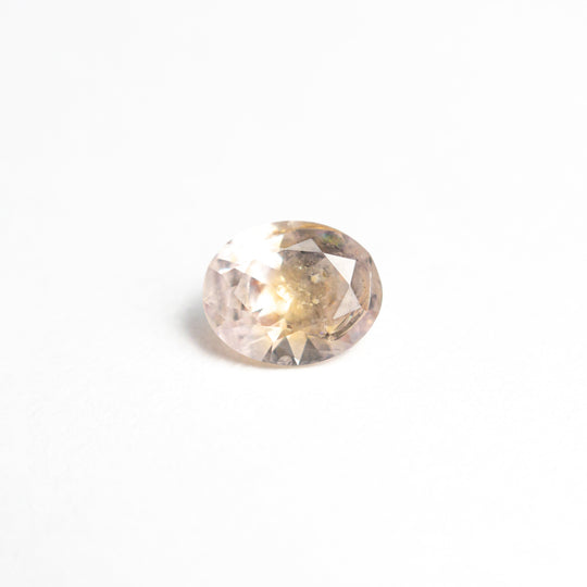 Light Pink/Orange Brilliant Sapphire - 0.60ct Oval