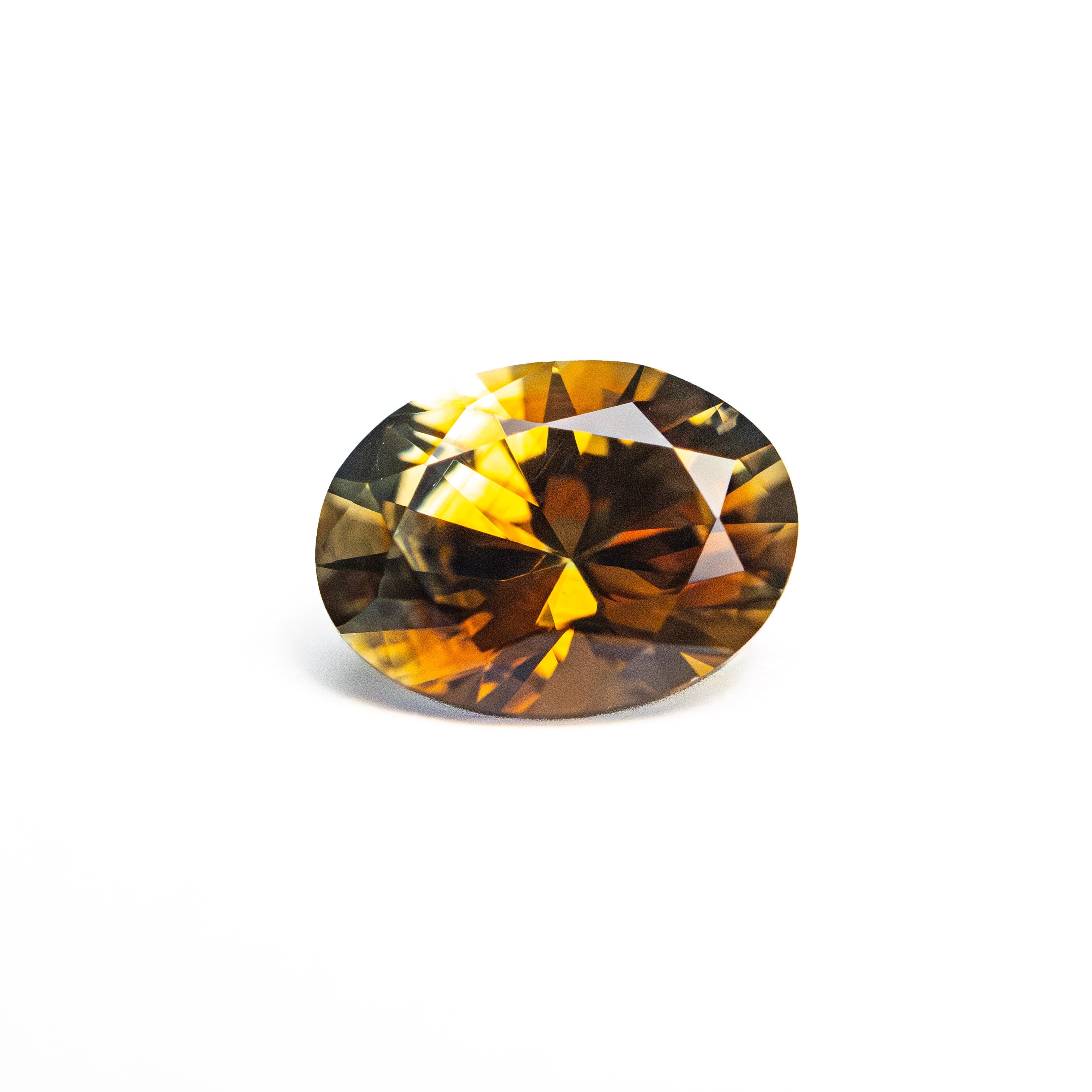 Orange Brilliant Sapphire - 1.16ct Oval