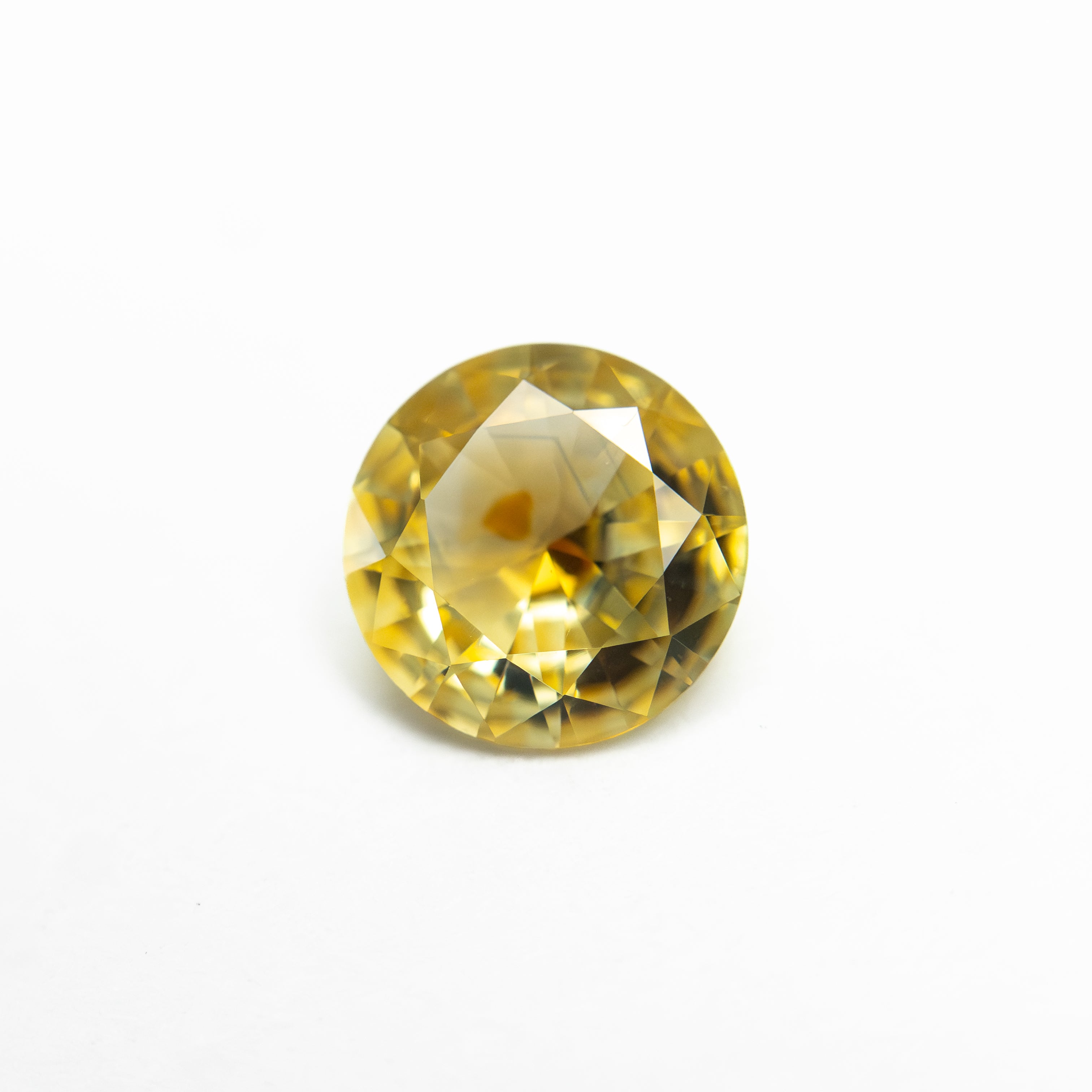 Yellow Brilliant Sapphire - 0.85ct Round
