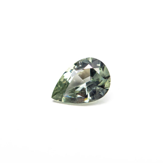 Green Brilliant Sapphire - 0.61ct Pear