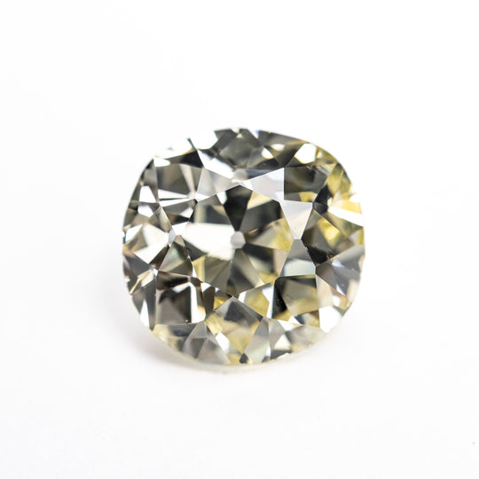 White Modern Antique Old Mine Cut Diamond - 2.62ct Cushion