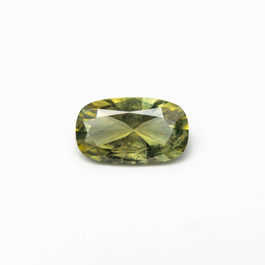 Green/Yellow Brilliant Sapphire - 0.64ct Cushion
