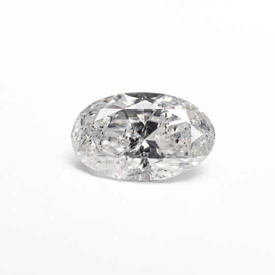Salt and Pepper Brilliant Diamond - 1.04ct Oval