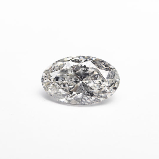 Salt and Pepper Brilliant Diamond - 1.04ct Oval