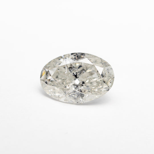 Salt and Pepper Brilliant Diamond - 1.01ct Oval