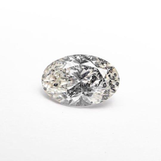 Salt and Pepper Brilliant Diamond - 1.02ct Oval