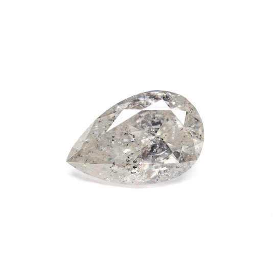 Salt and Pepper Brilliant Diamond - 1.05ct Pear