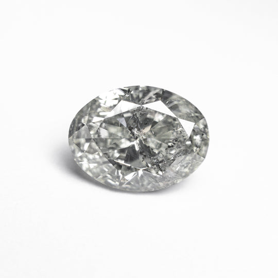 Salt and Pepper Brilliant Diamond - 1.71ct Oval