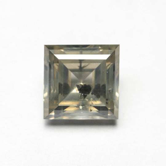 Champagne Salt and Pepper Step Cut Diamond - 2.99ct Square