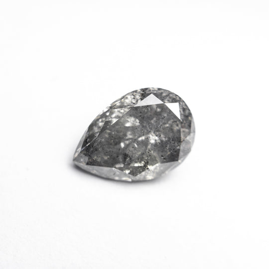 Salt and Pepper Brilliant Diamond - 1.53ct Pear