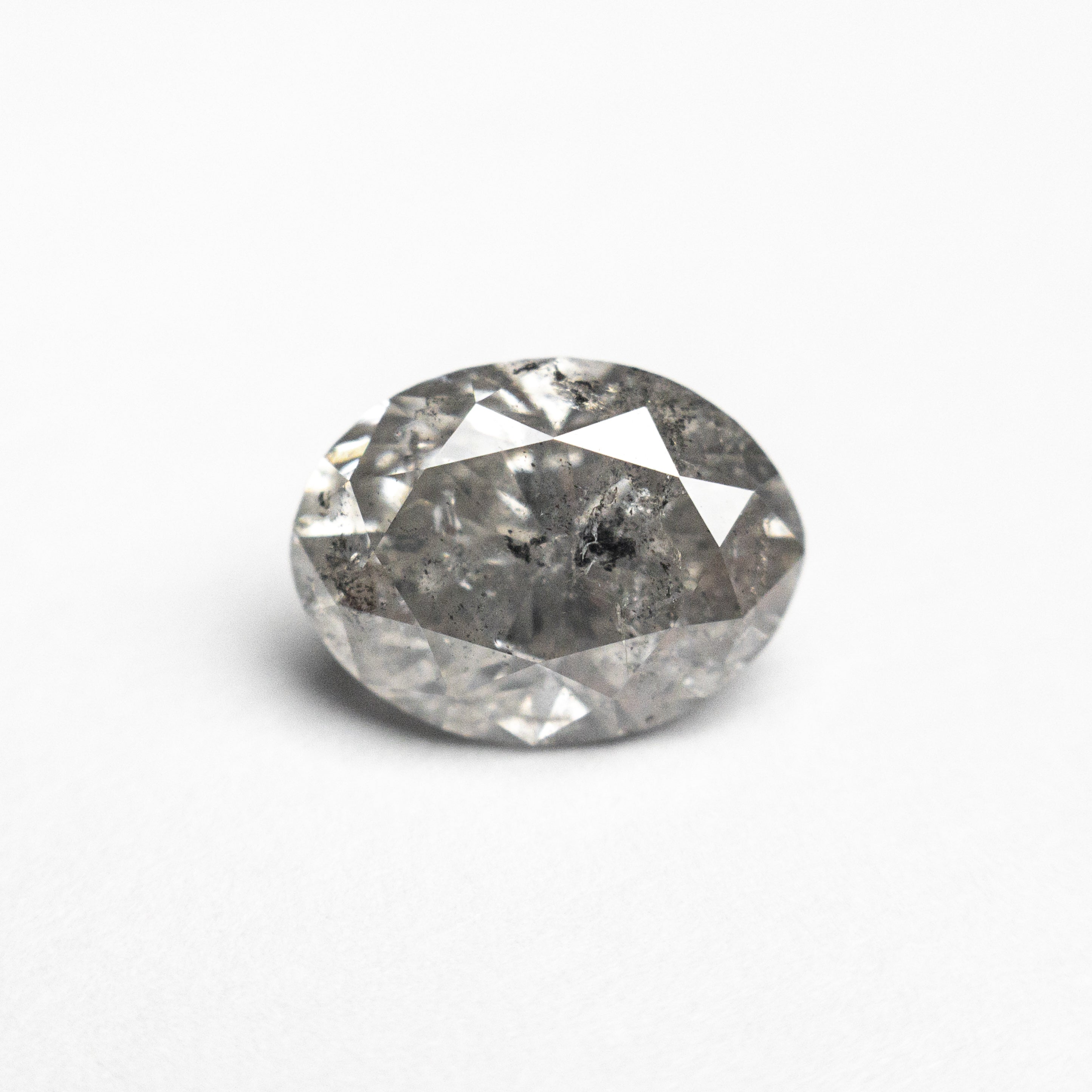 Salt and Pepper Brilliant Diamond - 1.67ct Oval