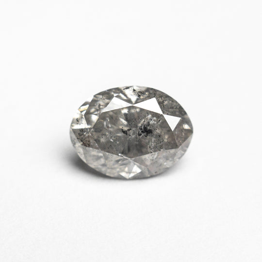Salt and Pepper Brilliant Diamond - 1.67ct Oval