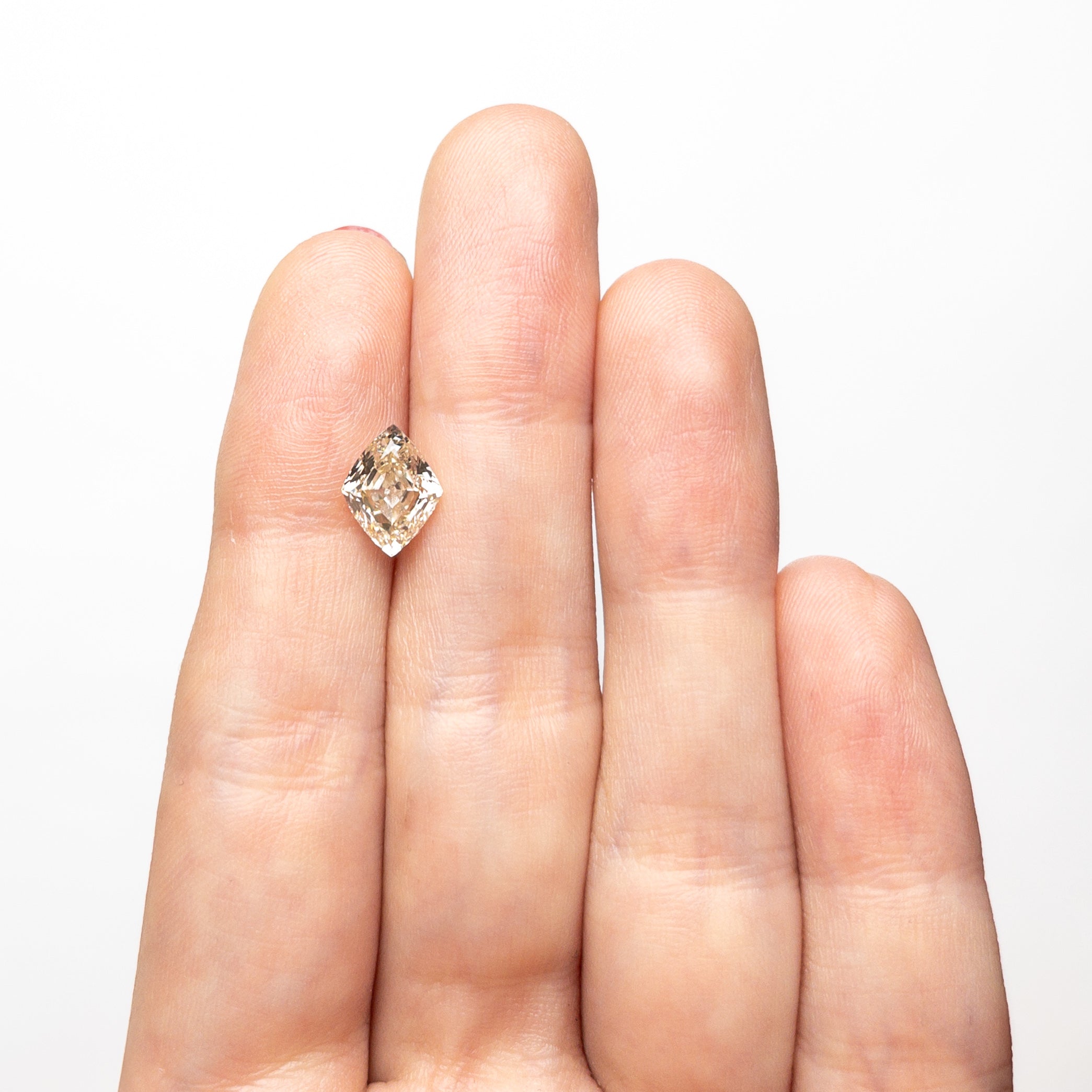 Champagne Brilliant Diamond - 1.87ct Lozenge - Foe & Dear
