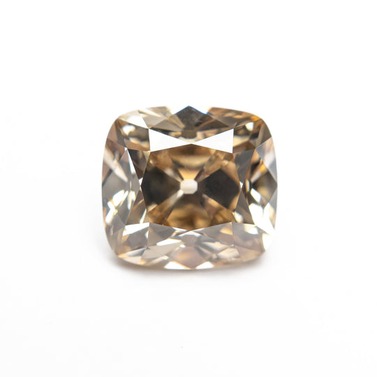 Champagne Modern Antique Old Mine Cut Diamond - 2.19ct Cushion