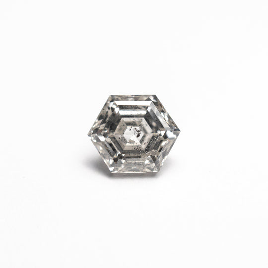 Salt and Pepper Step Cut Diamond - 0.88ct Hexagon