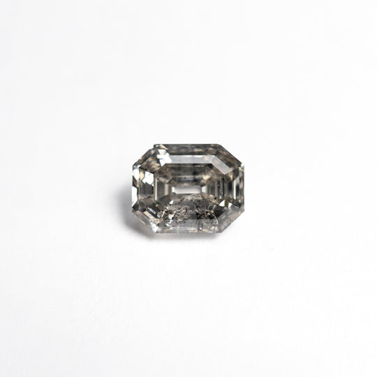 Salt and Pepper Step Cut Diamond - 0.72ct Cut Corner Rectangle