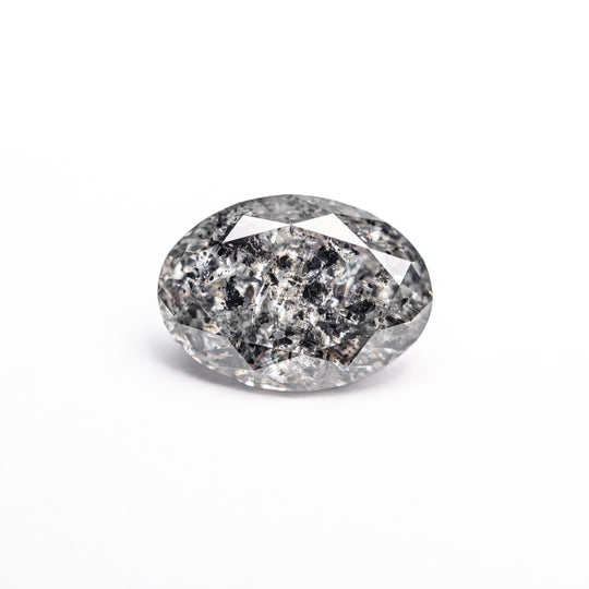 Salt and Pepper Brilliant Diamond - 1.09ct Oval